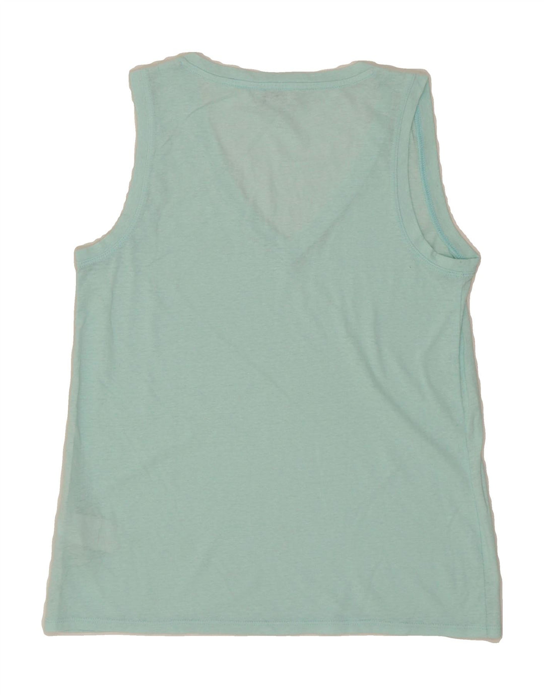 J. CREW Womens Vest Top UK 10 Small Turquoise Cotton Vintage J. Crew and Second-Hand J. Crew from Messina Hembry 