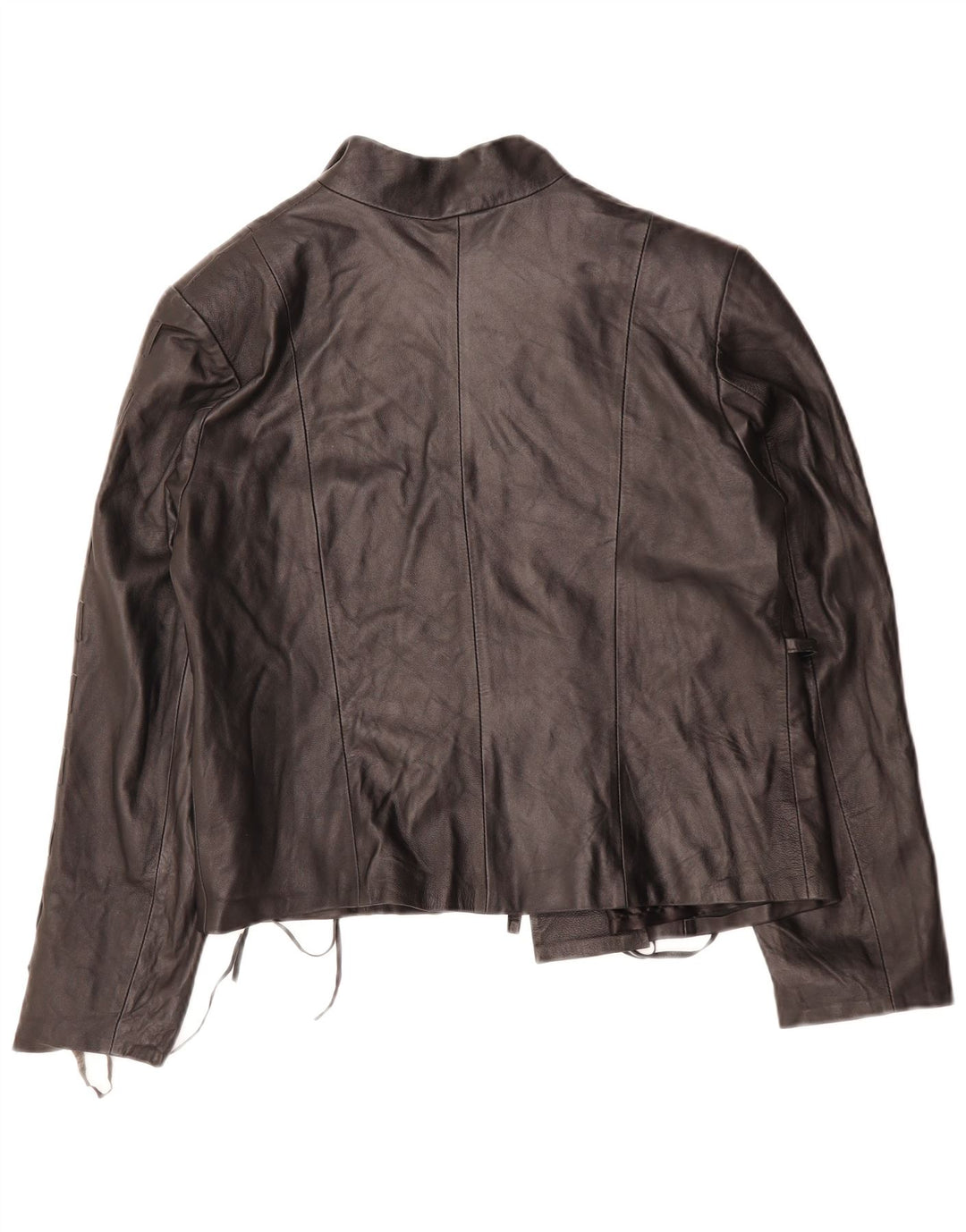 VINTAGE ženska kožna jakna IT 44 srednje crna