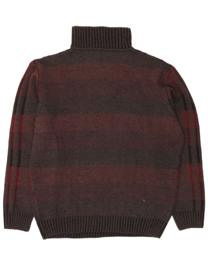 BABISTA Muški pulover s izrezom i patentnim zatvaračem IT 54 XL na višebojne pruge