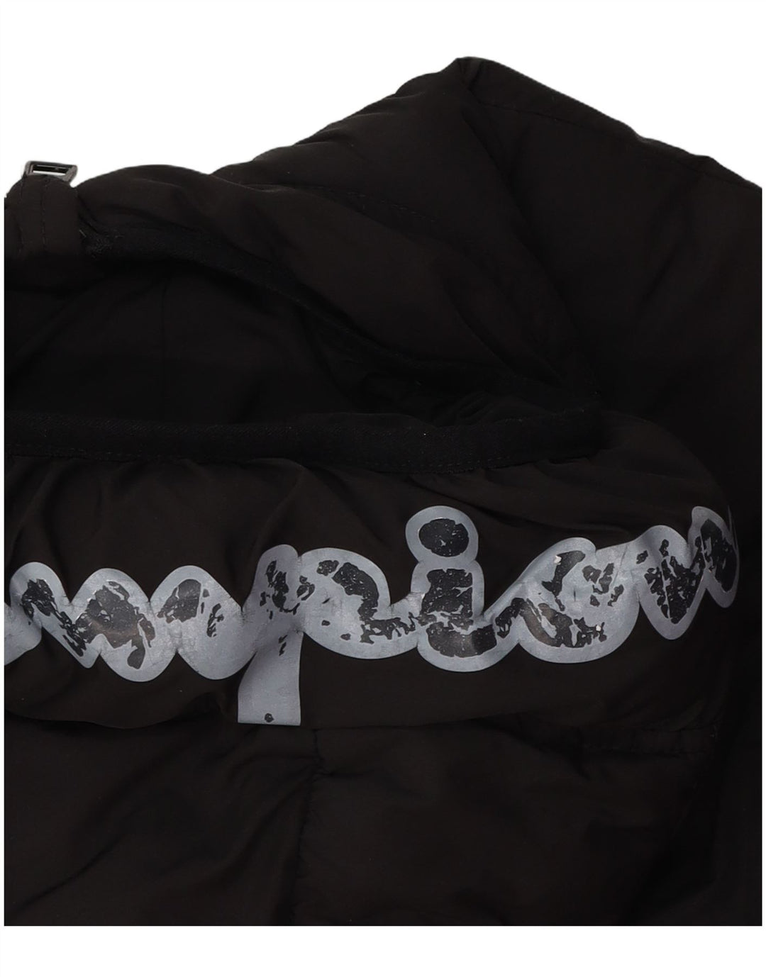 Podstavljena jakna s kapuljačom CHAMPION za dječake 15-16 godina 2XL crna