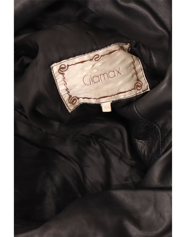 Giamax ženska kožna jakna EU 44 XL crna