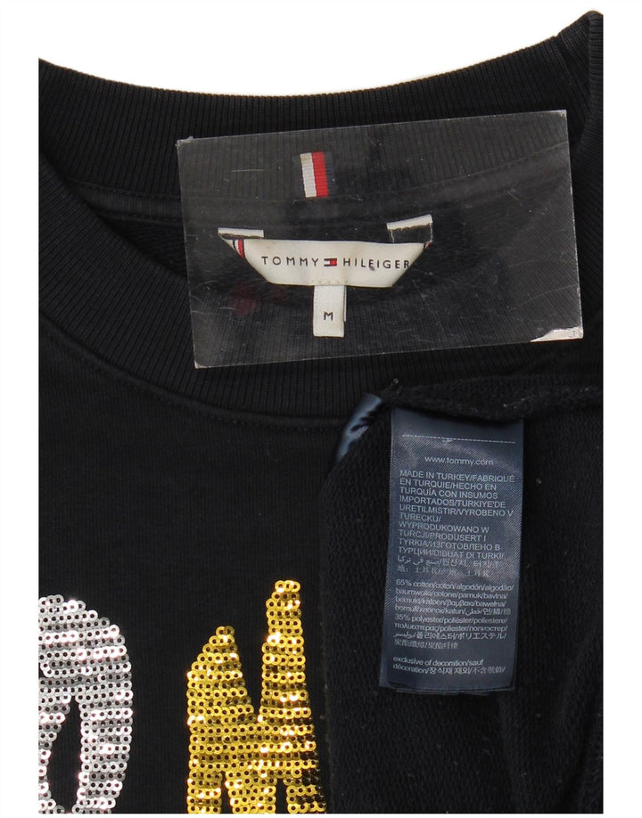 Tommy Hilfiger Ženski džemper s grafičkim motivima UK 14 srednje tamnoplava