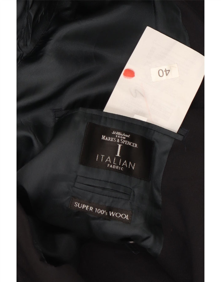 Marks & Spencer muška jakna s dvostrukim kopčanjem UK 40 srednje tamnoplava