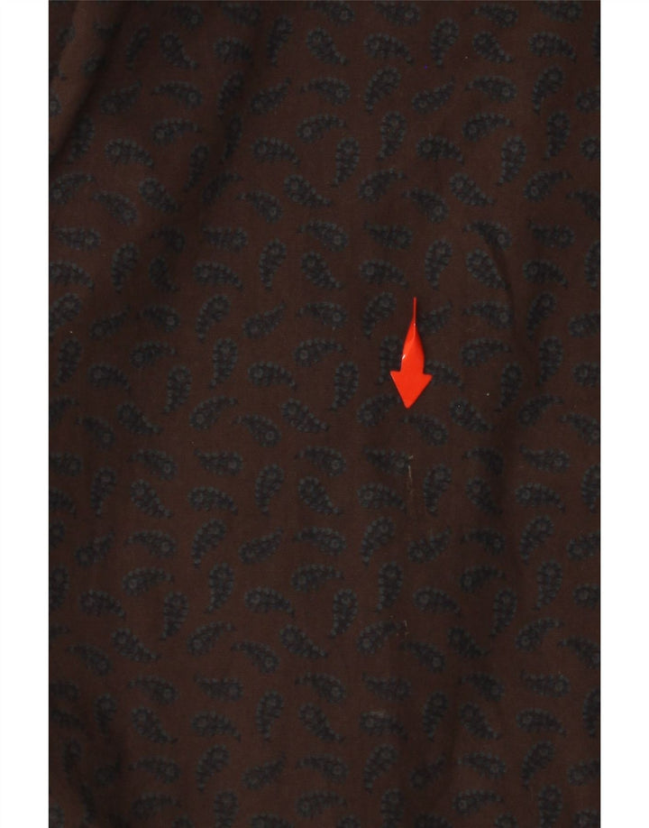 UNGARO muška košulja velika smeđa paisley boja