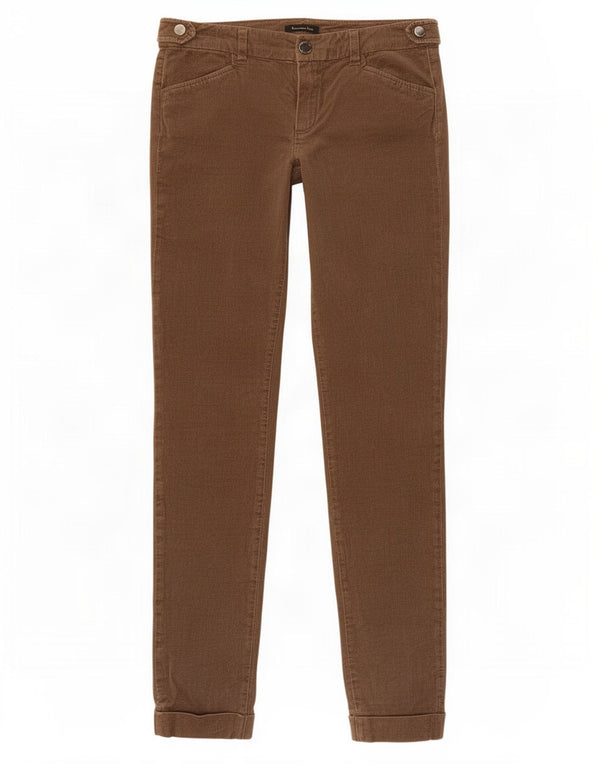 Ženske chino hlače Massimo Dutti EU 36 XS W26 L29 smeđe riblja kost