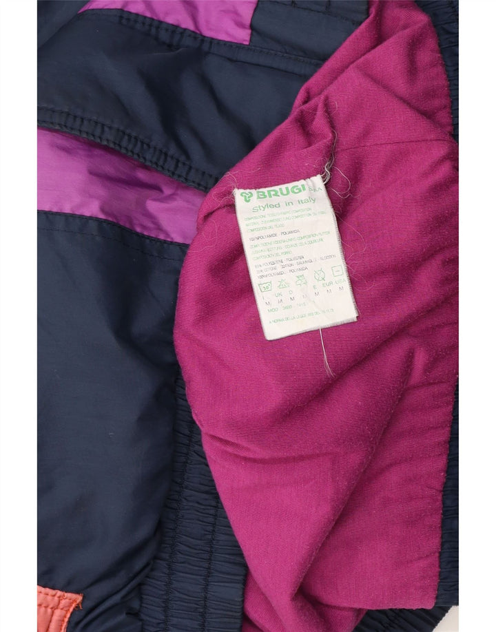 Brugi muška bombaška jakna UK 38 Srednje tamnoplavi poliester u boji