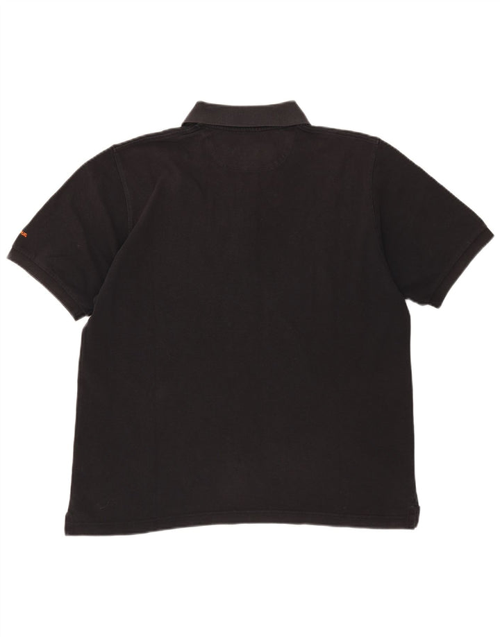 Barbour muška polo majica Medium Black Cotton