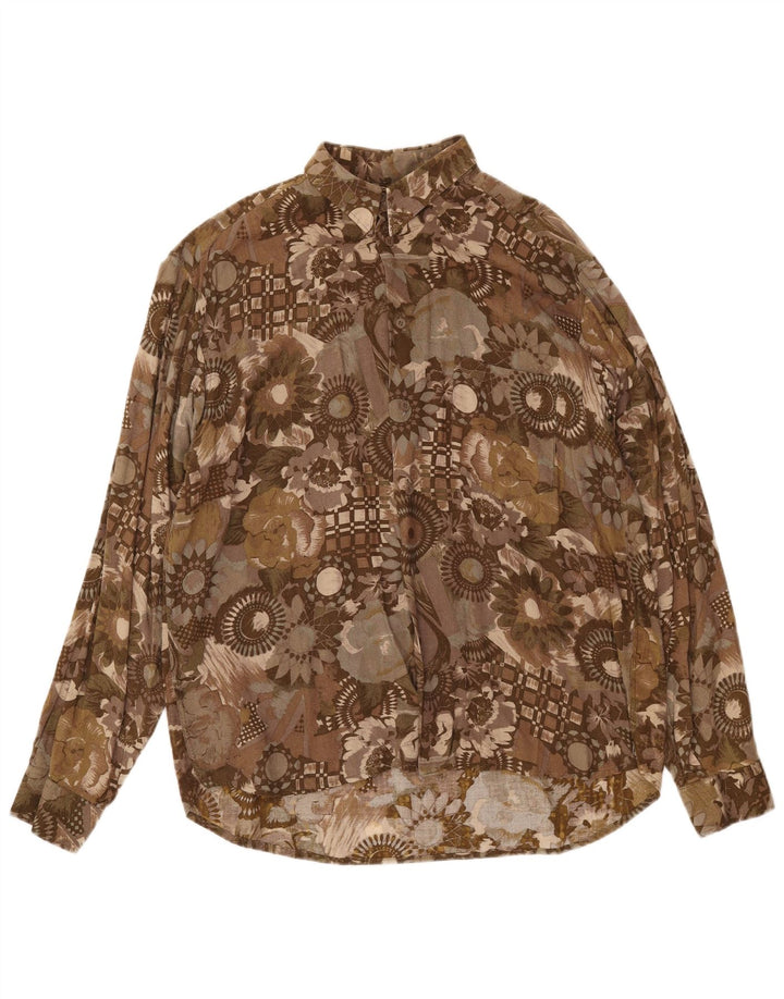 Compagnie muška košulja XL smeđa cvjetna