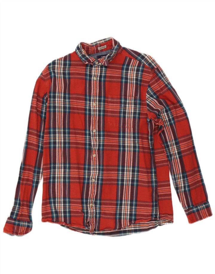 Jack & Jones muška flanelska košulja, veliki crveni karirani pamuk