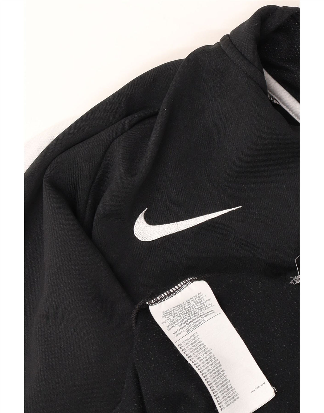 Nike Muška majica s izrezom i trenirkom, veliki crni poliester u boji