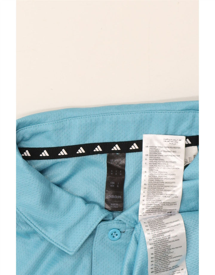 Adidas muška Aeroready polo majica srednje plavi poliester
