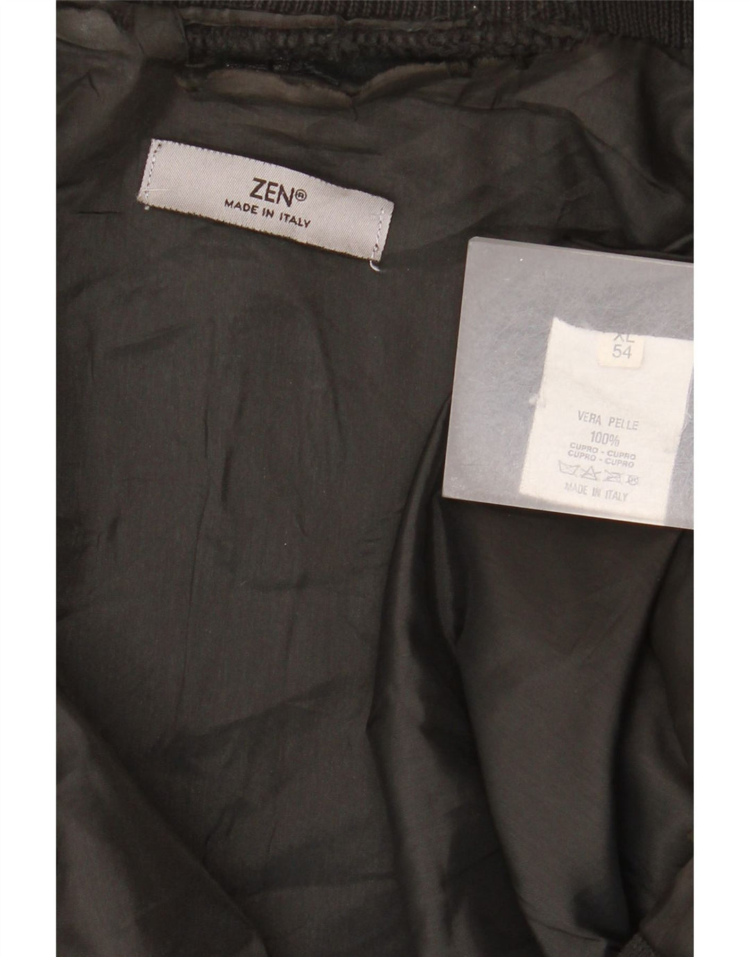 Zen muška kožna jakna IT 54 XL crna koža