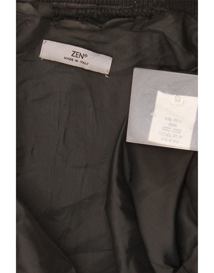 Zen muška kožna jakna IT 54 XL crna koža