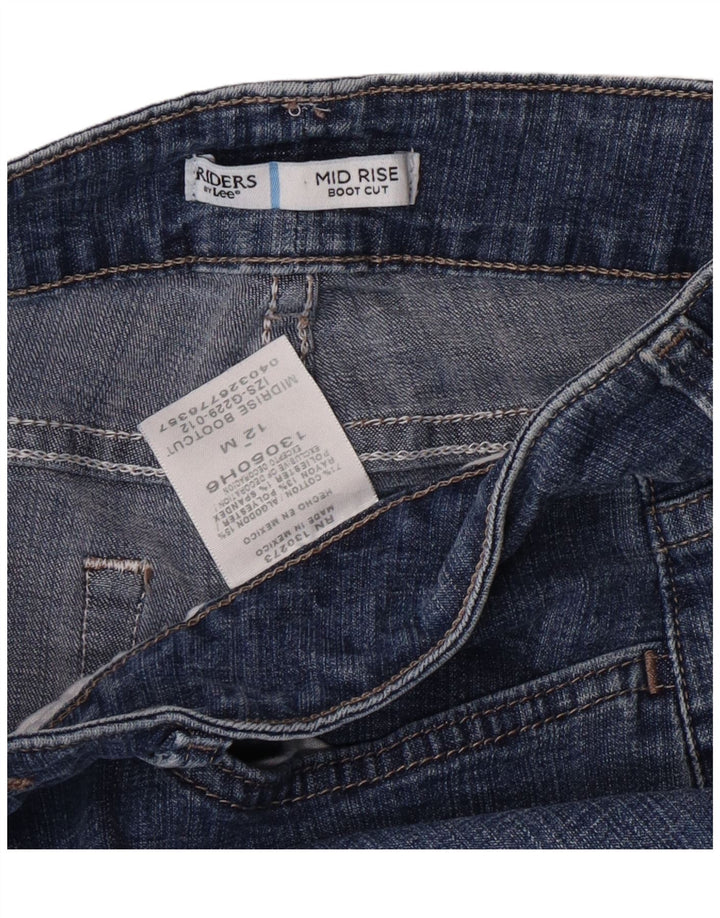 Lee ženske jahače traperice srednjeg rasta US 12 Large W34 L30 plavi pamuk