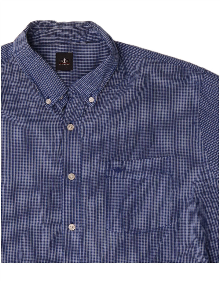Dockers muška košulja XL plavi karirani