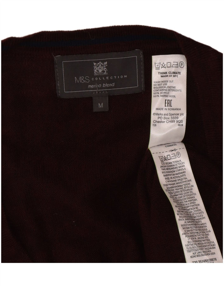 Marks & Spencer muški kardigan pulover srednje boje od akrila