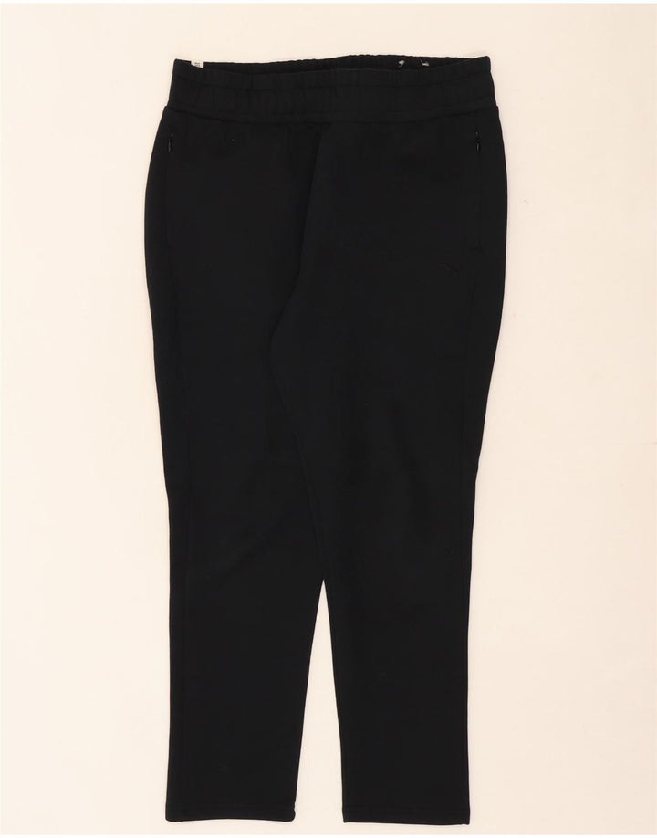 PUMA Womens Tracksuit Trousers UK 12 Medium  Black Cotton Vintage Puma and Second-Hand Puma from Messina Hembry 