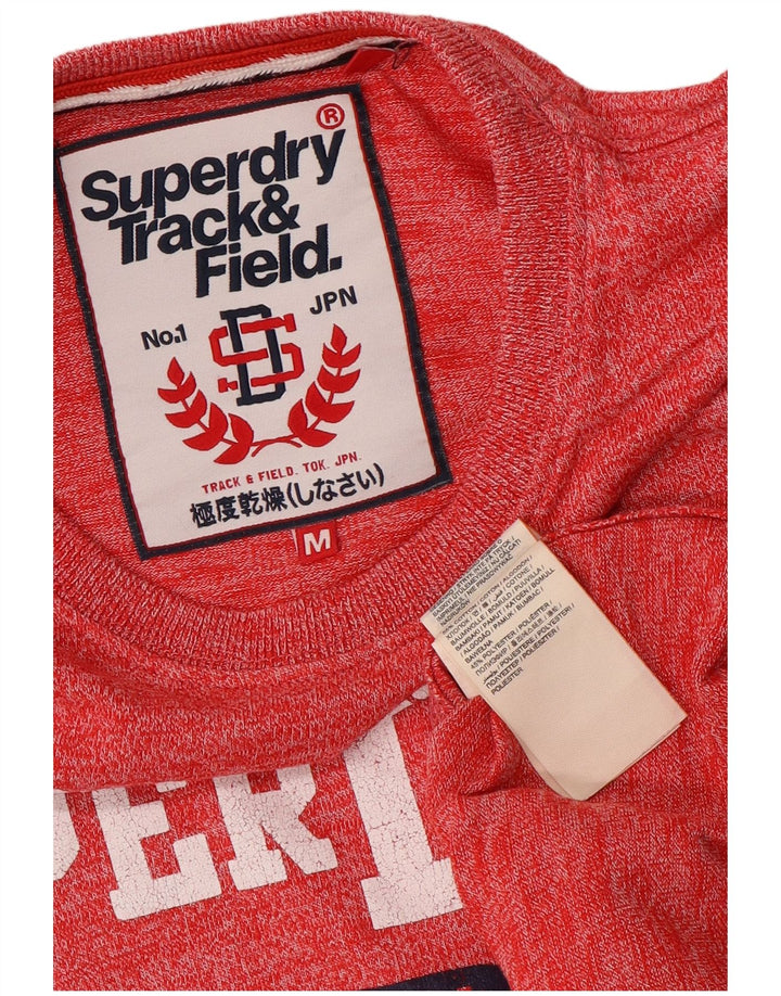 Superdry muška majica kratkih rukava srednje srednje crvene boje