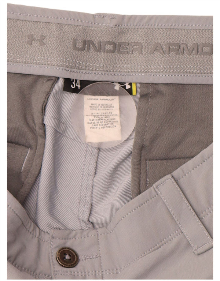 UMBRO muške chino kratke hlače W34 veliki sivi najlon