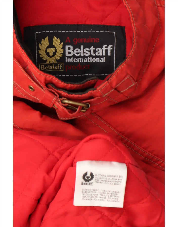 Belstaff muška biciklistička jakna UK 40 veliki crveni najlon