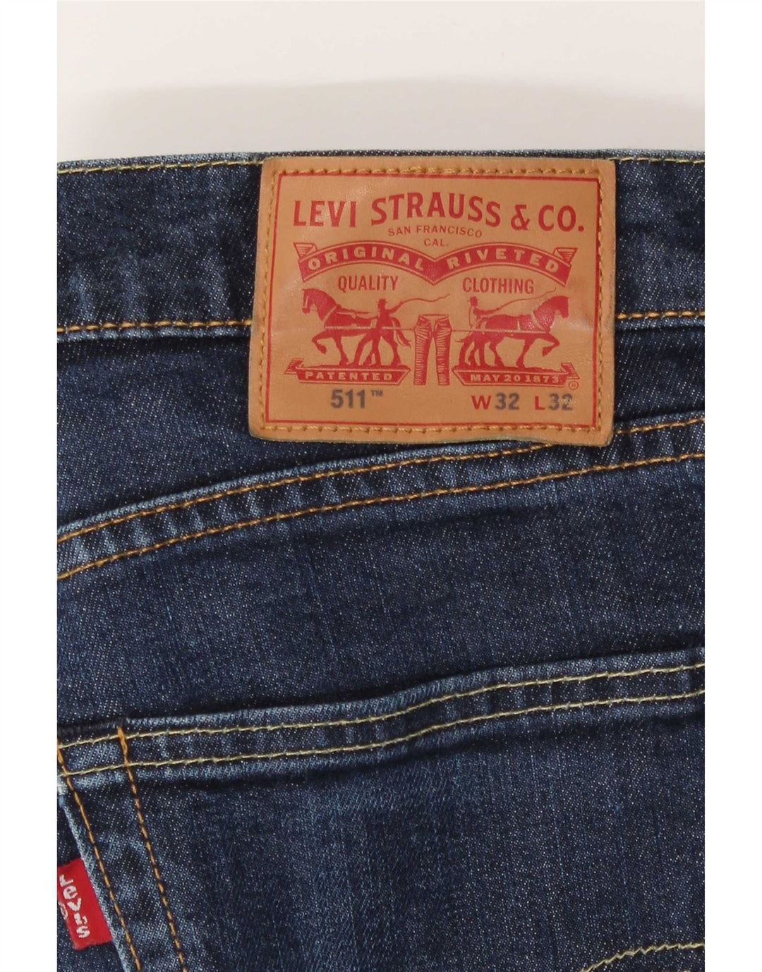 Levi's muške 511 uske traperice W32 L32 tamnoplavi pamuk