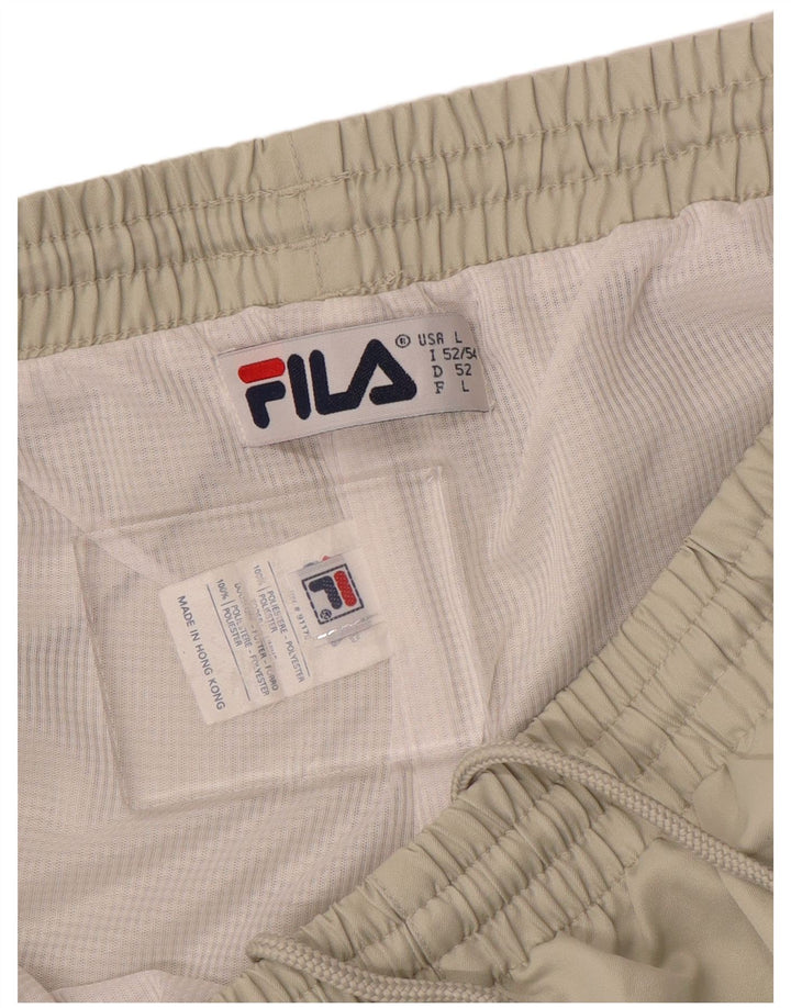 FILA Muška trenirka Hlače Joggers Large Beige Poliester