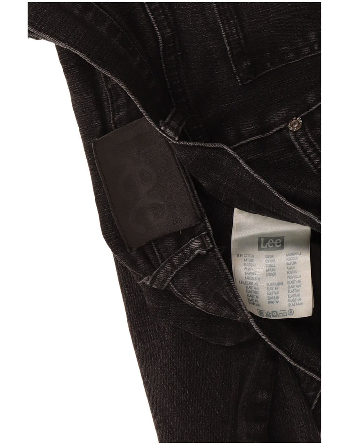 Lee Mens Daren Regular Straight Jeans W32 L30 crni pamuk