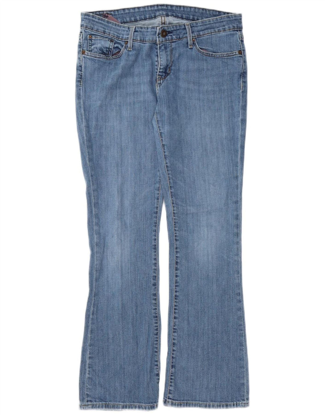 LEVI'S Ženske Bootcut traperice US 6 srednje W32 L29 plavi pamuk