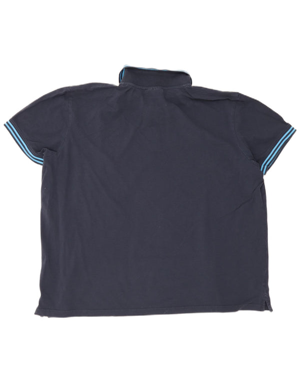 Kappa muška polo majica 4XL tamnoplavi pamuk na pruge
