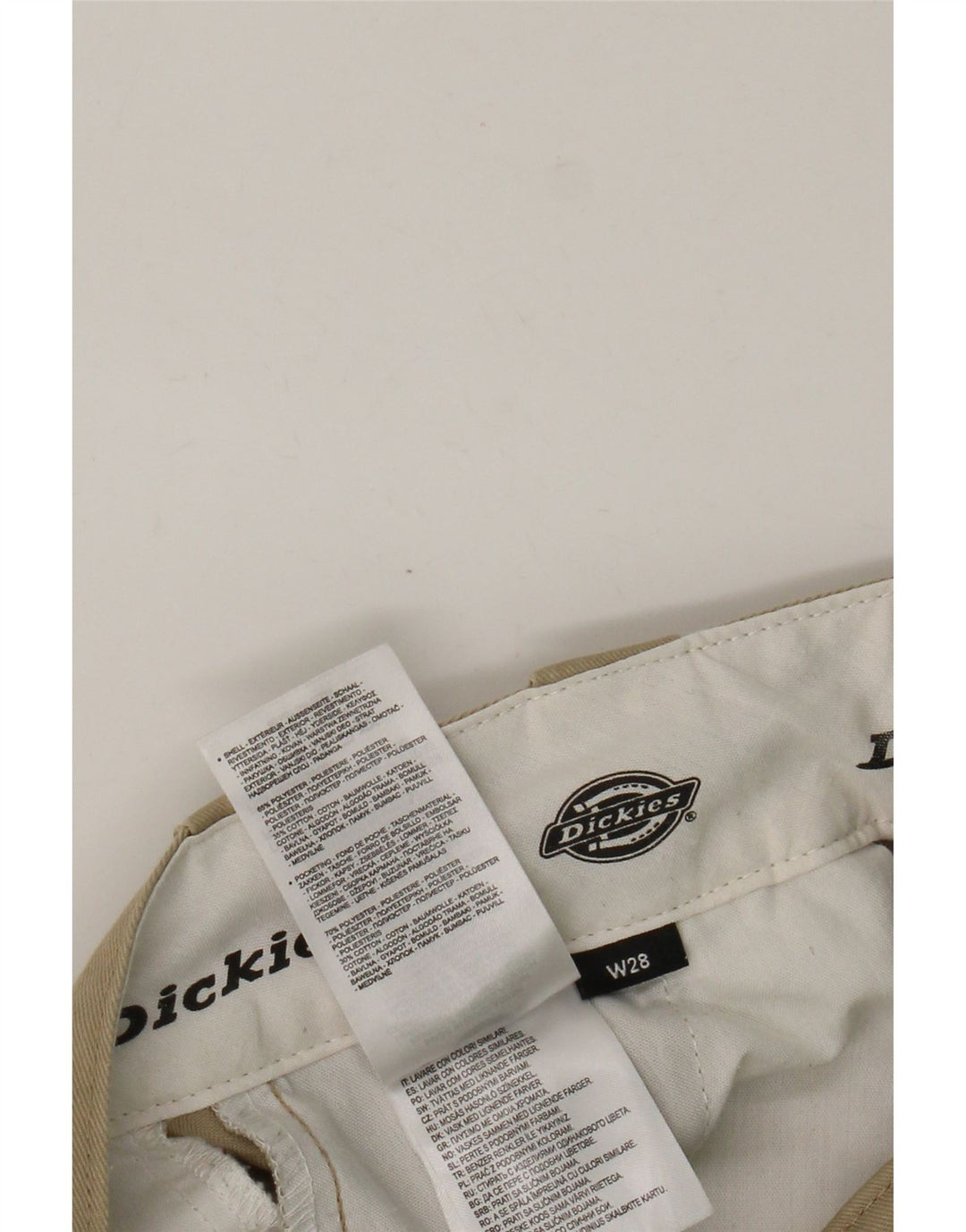 Dickies muške ravne chino hlače W28 L25 smeđi poliester