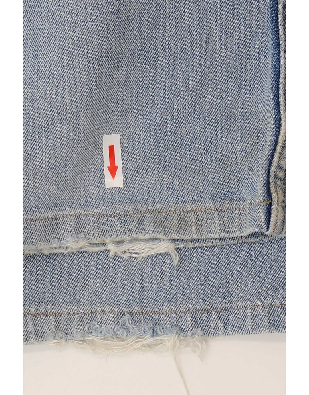 Levi's muške 501 ravne traperice s oštećenjem W36 L28, plavi pamuk