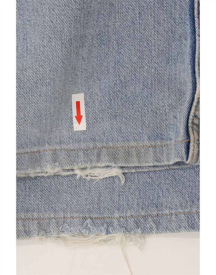 Levi's muške 501 ravne traperice s oštećenjem W36 L28, plavi pamuk