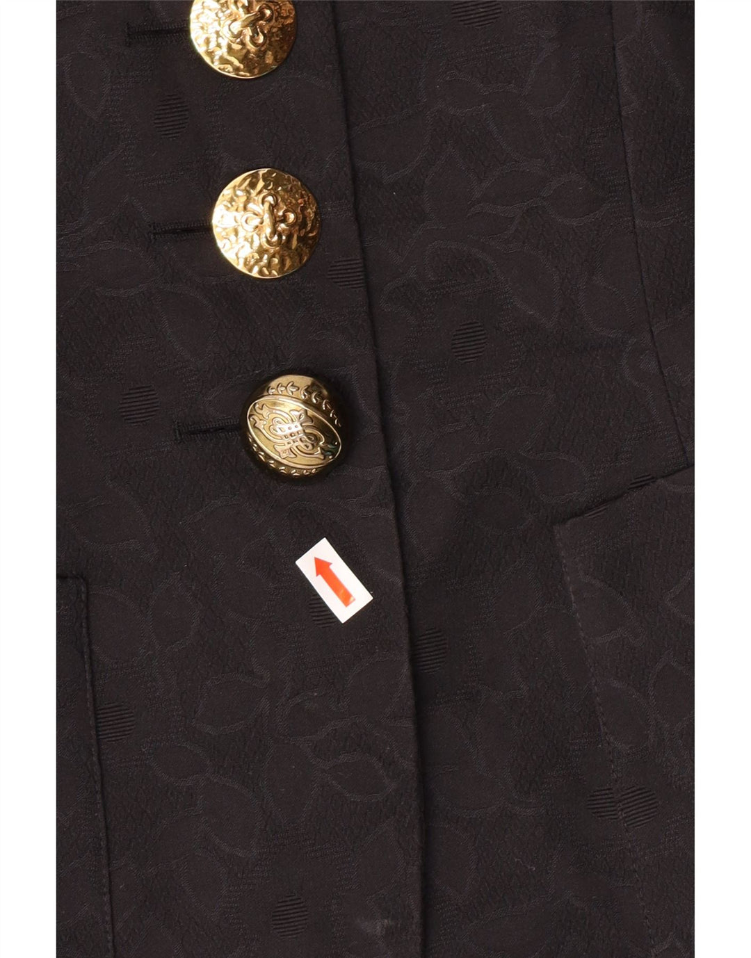 GUY LAROCHE Ženska jakna kratkih rukava EU 42 Velika crna klasična