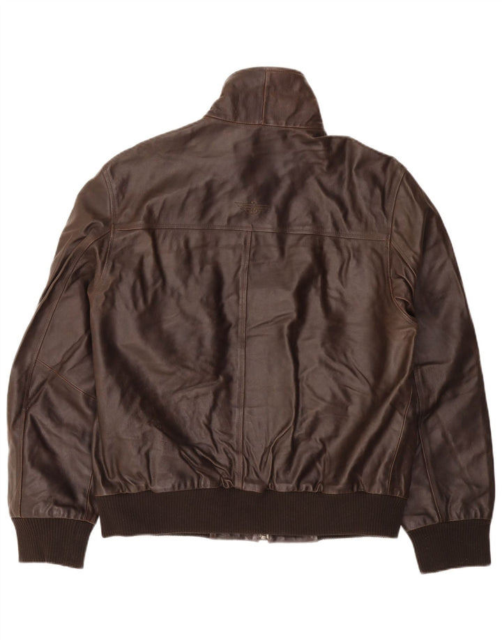 Dockers muška kožna jakna UK 40 Large Brown