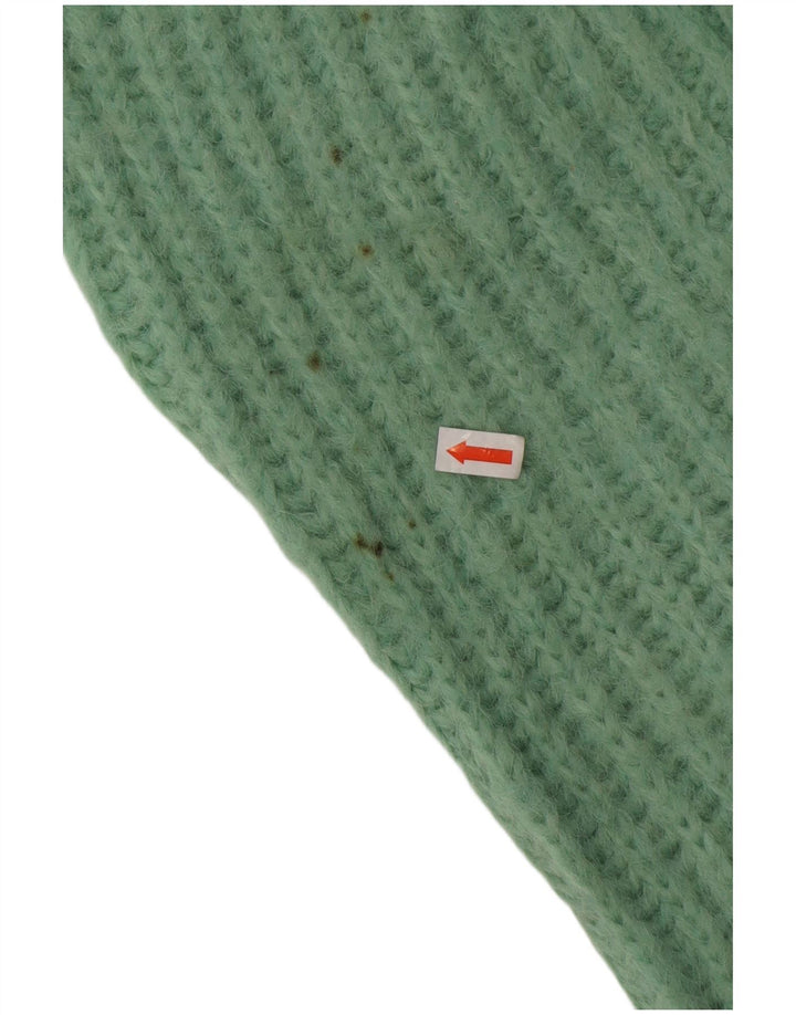 Oasis ženski kardigan pulover širokog kroja UK 14 Srednje zeleni poliester