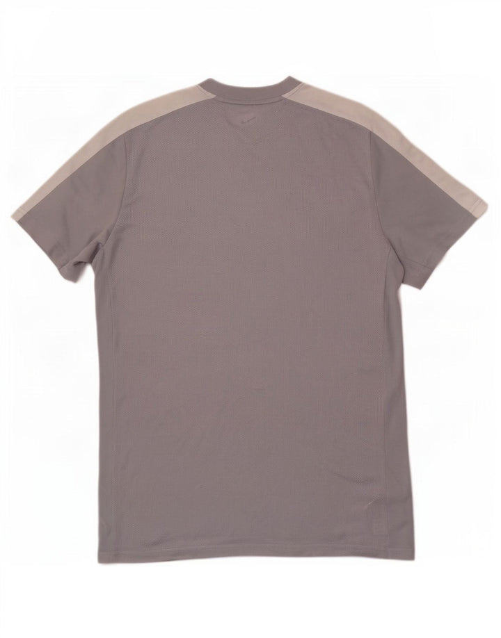 Nike Dri Fit Slim majica kratkih rukava velika siva poliesterska boja