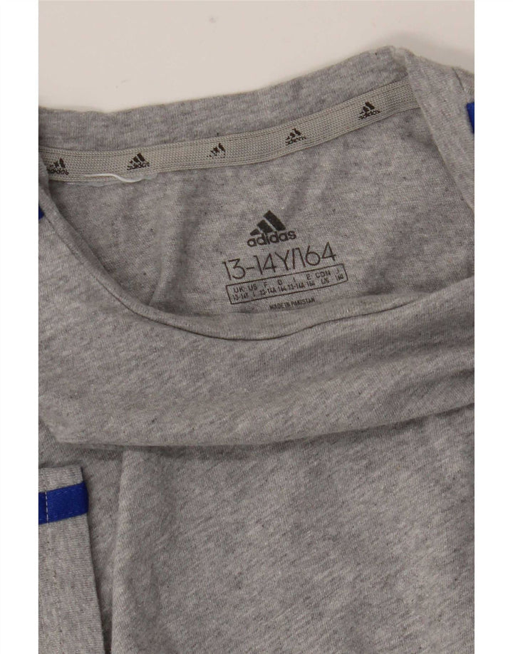 Adidas majica kratkih rukava za dječake 13-14 godina siva