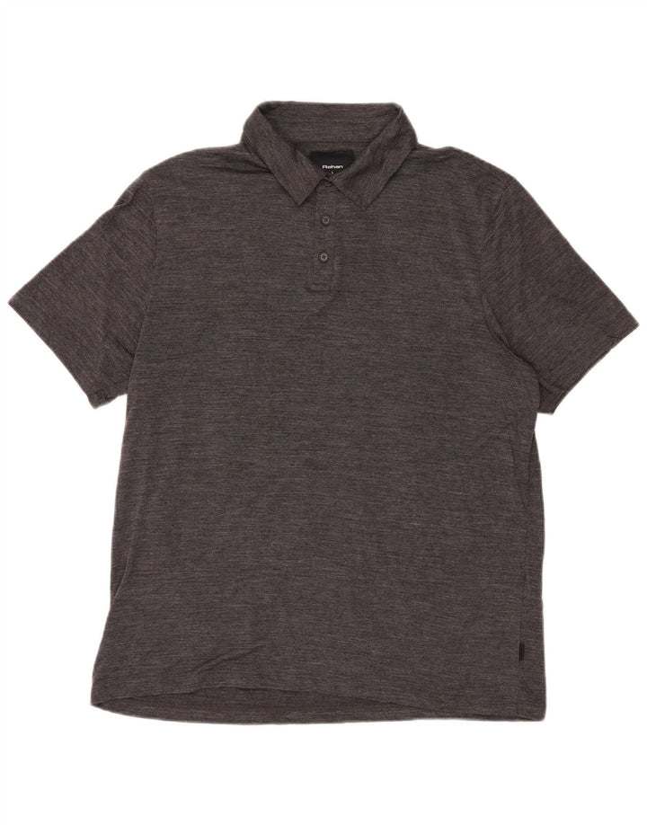 Rohan muška polo majica velike sive pjegave merino vune