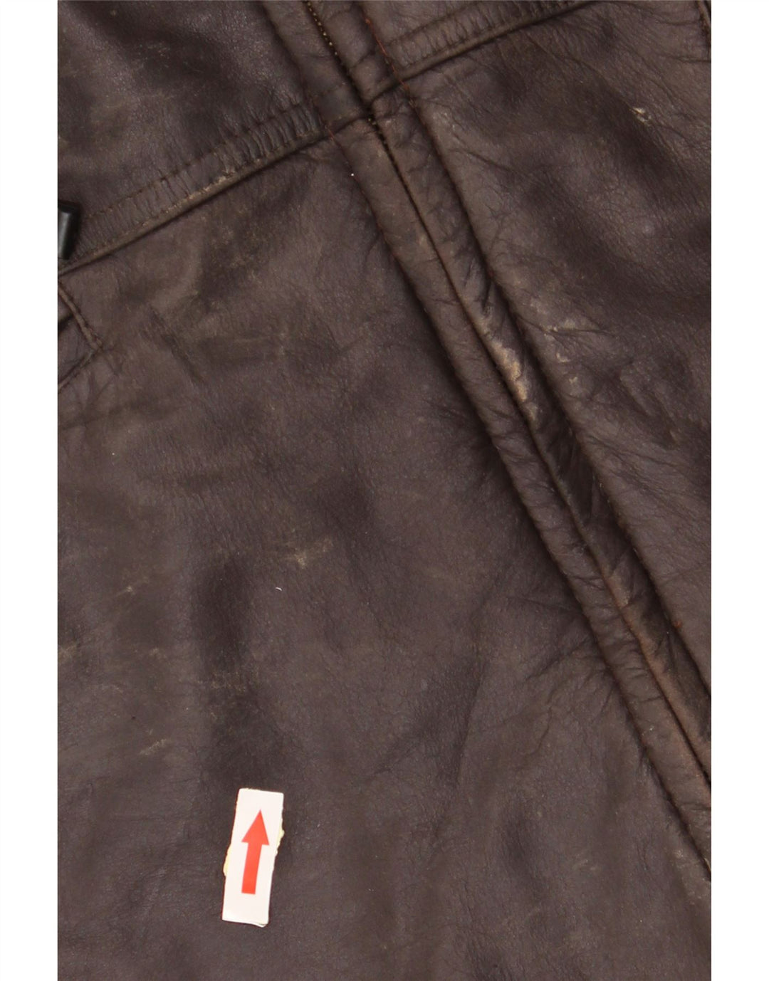 Vintage muška kožna jakna UK 40 velika smeđa koža