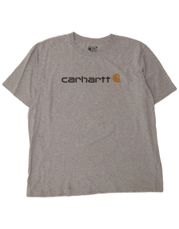 Carhartt muška majica kratkih rukava opuštenog kroja 2XL sivi pamuk