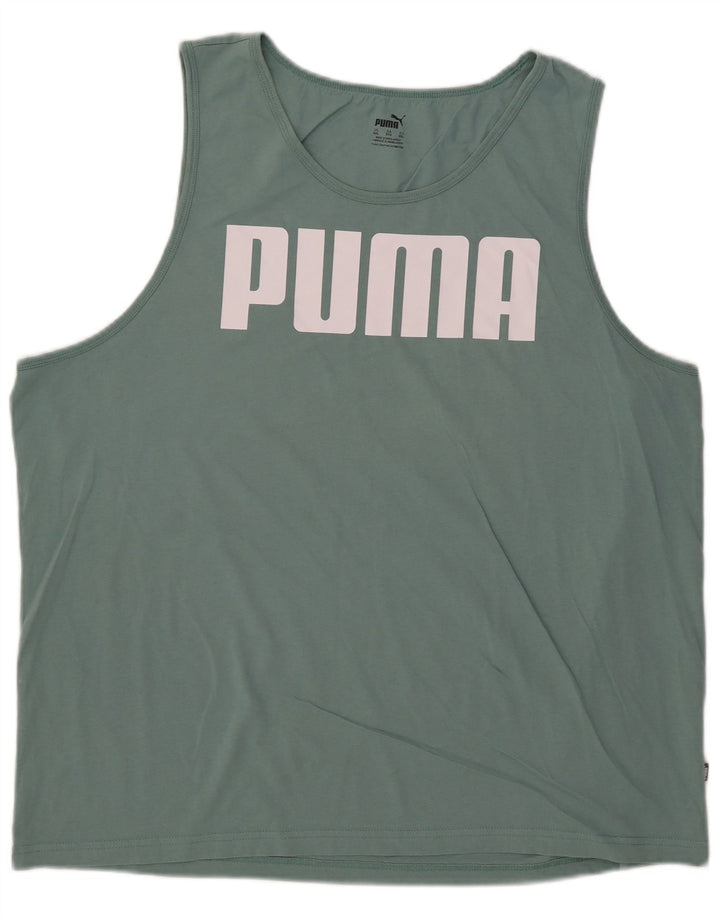 Puma muški grafički prsluk 2XL zeleni