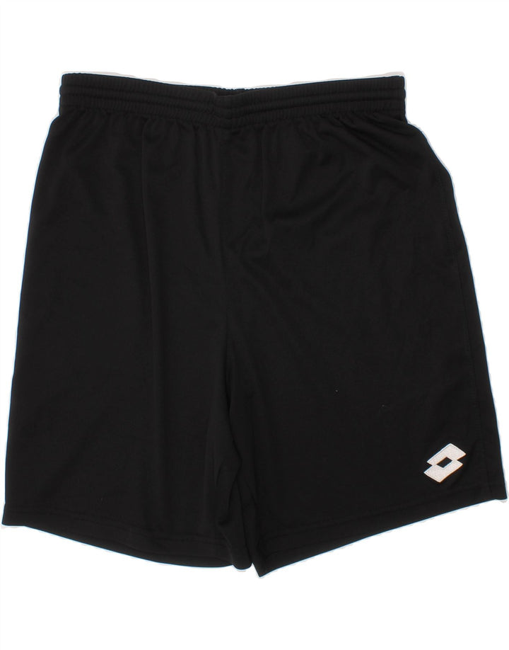 LOTTO Boys Sport Shorts 13-14 Years  Black Polyester Vintage Lotto and Second-Hand Lotto from Messina Hembry 
