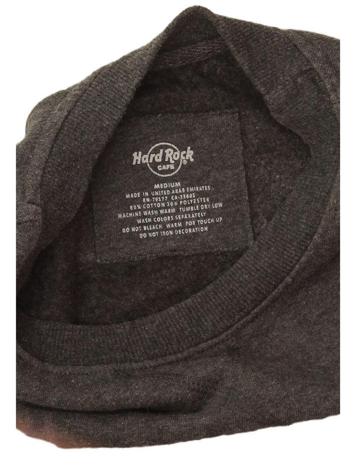 Hard Rock Cafe muška majica s hollywoodskim grafičkim džemperom, srednje siva s pjegama