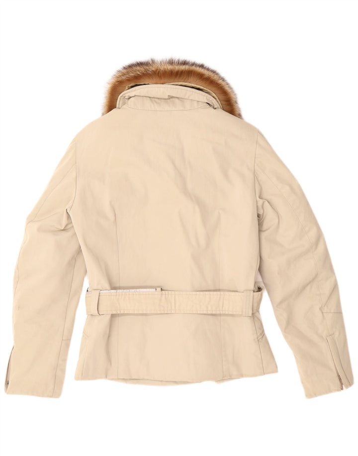 GEOSPIRIT Womens Padded Jacket IT 44 Medium White