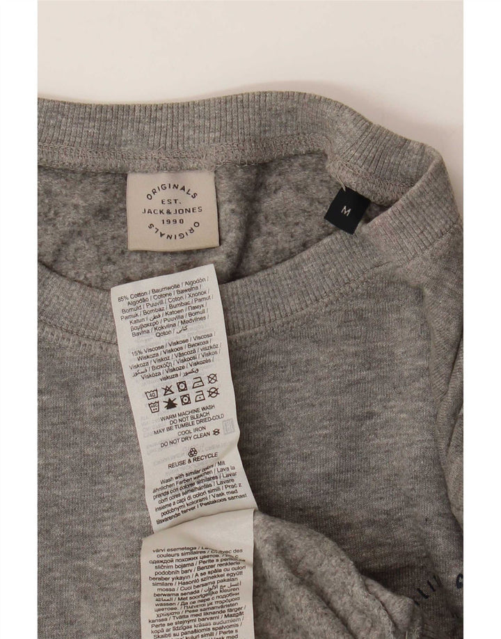 Jack & Jones muška majica s kratkim rukavima, srednje sivi flekasti pamuk