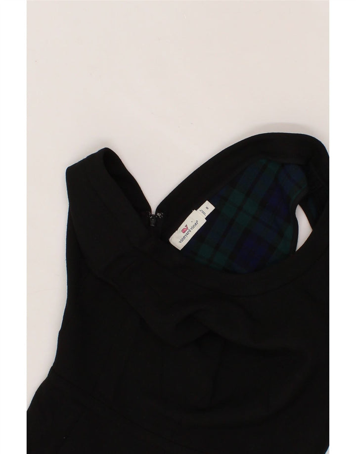 VINEYARD VINES Womens Sleeveless A-Line Dress US 8 Medium Black Polyester Vintage Vineyard Vines and Second-Hand Vineyard Vines from Messina Hembry 