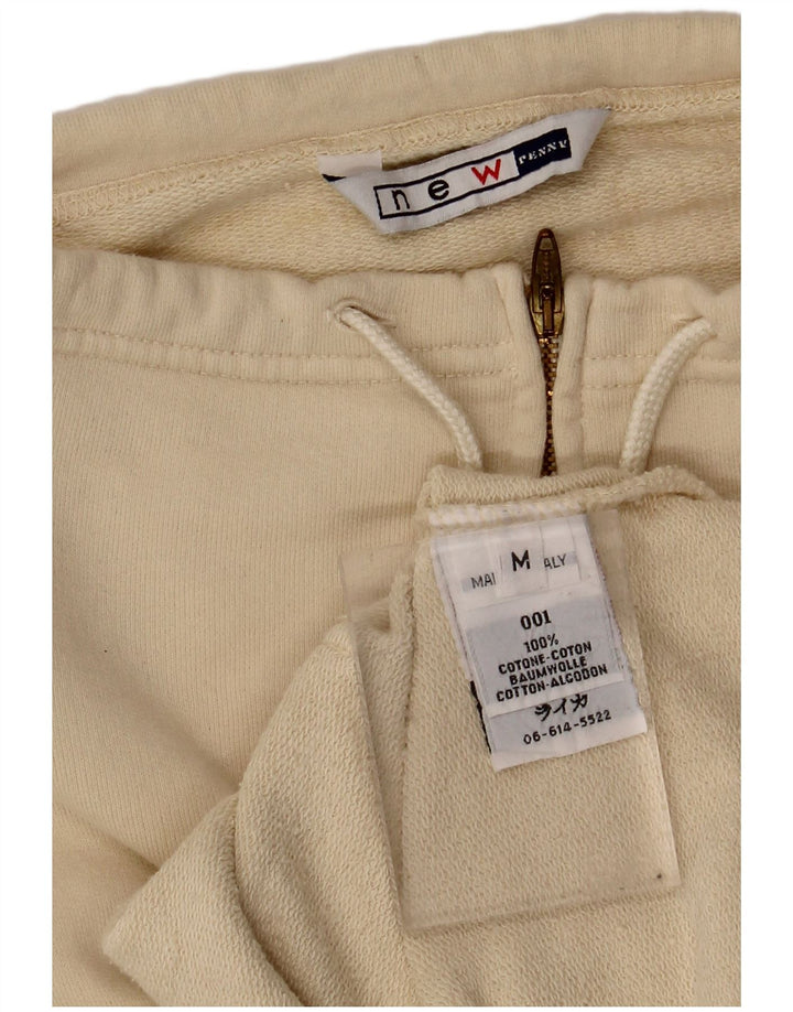 NEW PENNY Womens Tracksuit Top Jacket UK 14 Medium Beige Cotton