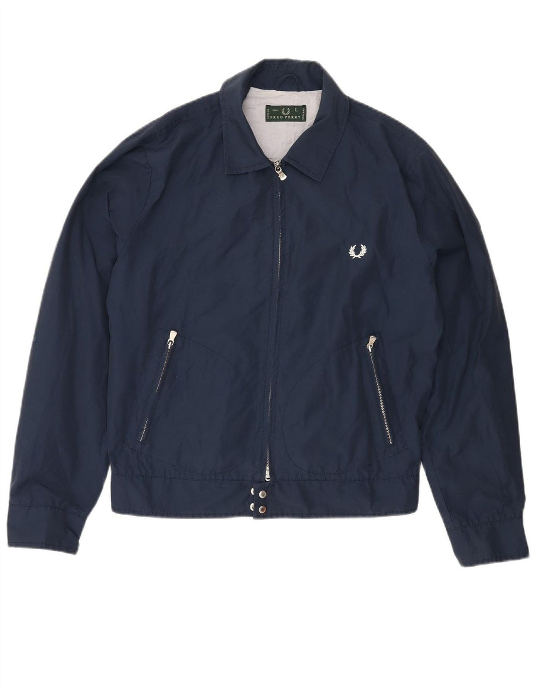 FRED PERRY Muška bomber jakna UK 40 Large tamnoplavi pamuk