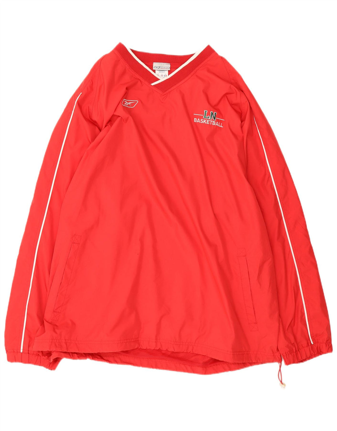Reebok muška majica s grafičkim motivima, gornji dio trenirke 2XL s crvenim prugama od poliestera Sport