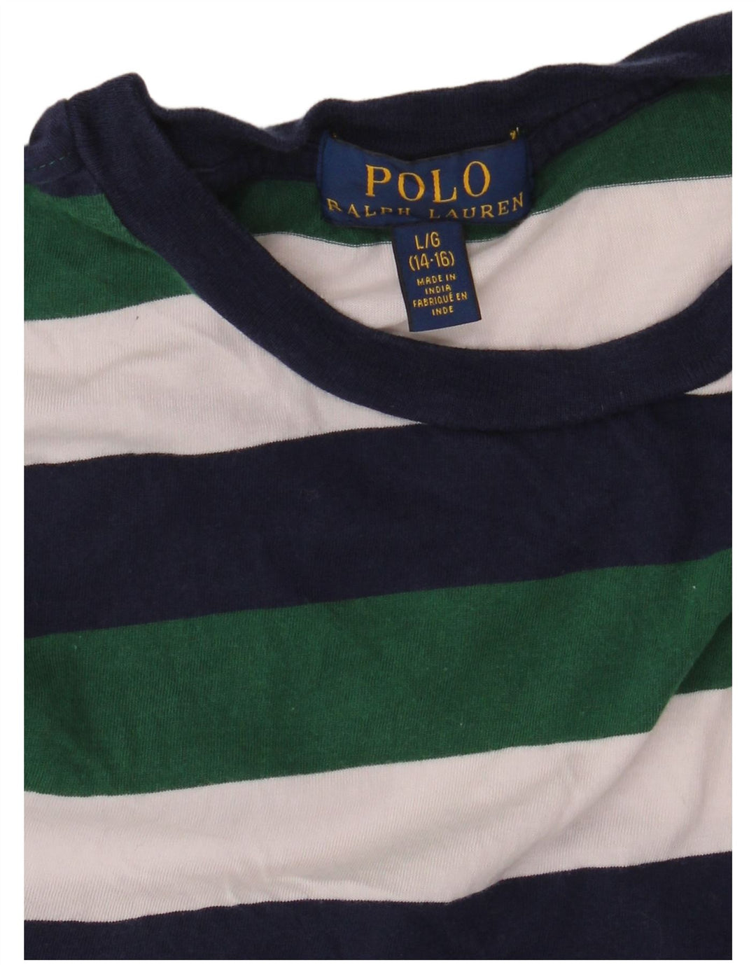 POLO RALPH LAUREN Majica kratkih rukava za dječake 11-12 godina, velike raznobojne pruge